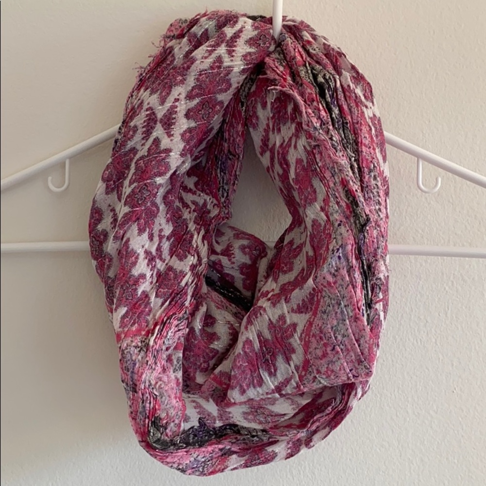 Pink Infinity Scarf